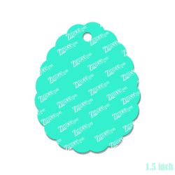 Alternative view of Scallop Egg Acrylic Blank- Sticker- UV DTF (1.5 inch)