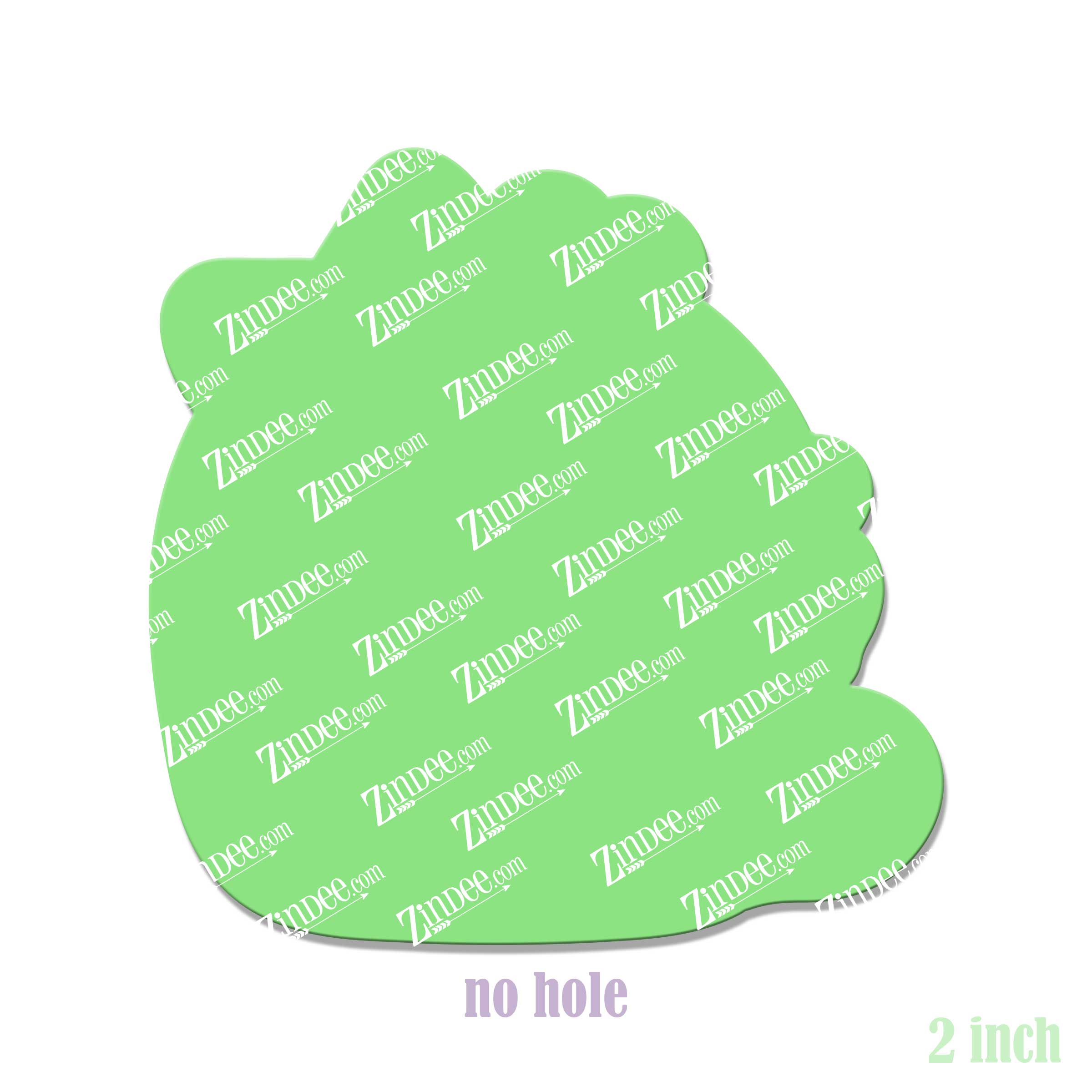 Squishy Chick Acrylic Blank- Sticker- UV DTF (2 inch) NO HOLE - Image 2