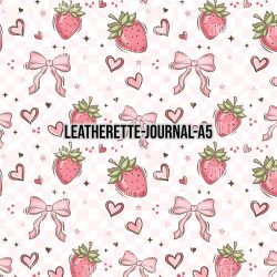 Berry Bow - Journal Size- A5 (Faux Leather)