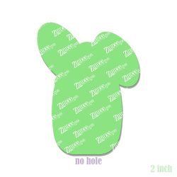 Alternative view of Bunny Bottle Acrylic Blank- Sticker- UV DTF (2 inch) NO HOLE