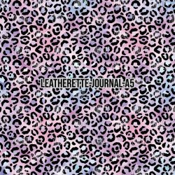Iridescent Leopard 10 - Journal Size- A5 (Faux Leather)