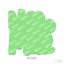 Alternative view of Nuc Med Tech Acrylic Blank- Sticker- UV DTF (2 inch) NO HOLE