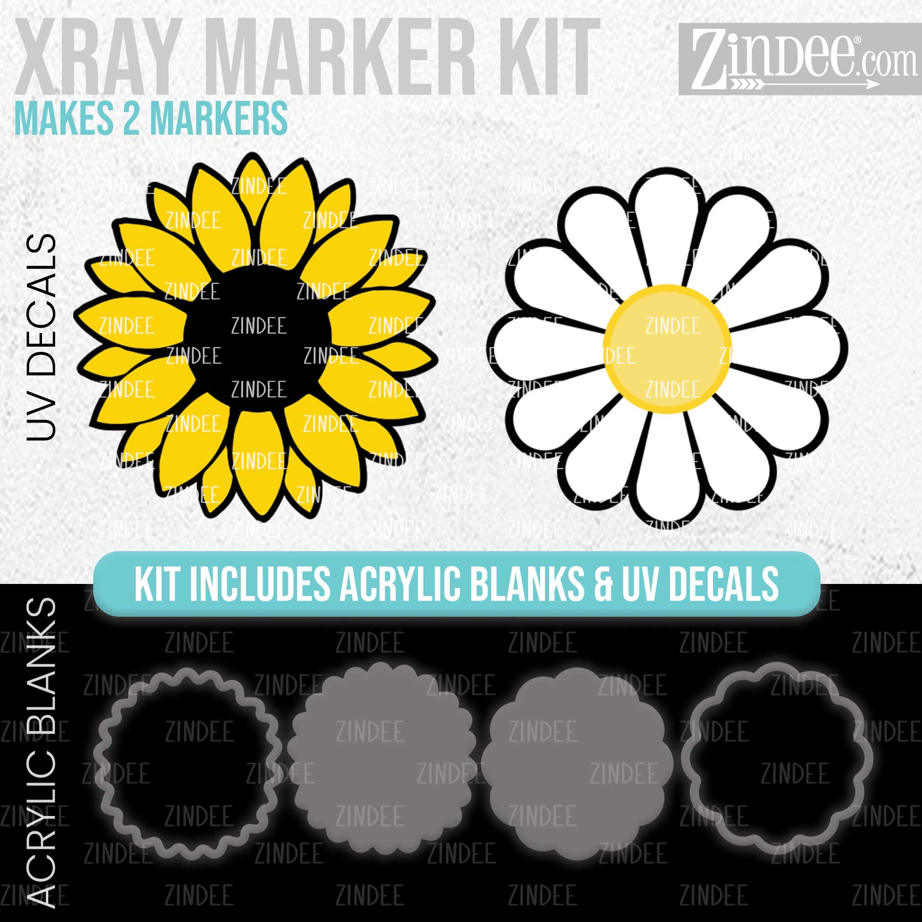 Xray Marker Kit (Sunflower and Simple Daisy)