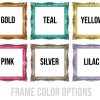 Picture Frame 2 inch Element Sheet (UV DTF)