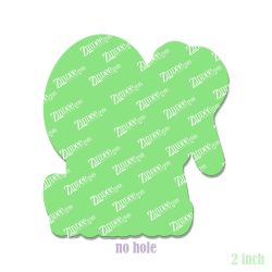 Alternative view of Pumped to Meet You Acrylic Blank- Sticker- UV DTF (2 inch) NO HOLE