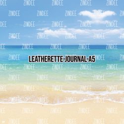 Beach Scene - Journal Size- A5 (Faux Leather)