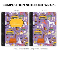 Composition Notebook Wrap- The Gang