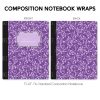 Composition Notebook Wrap- Purple Awareness 4
