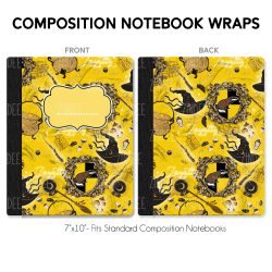 Composition Notebook Wrap- Team Badger
