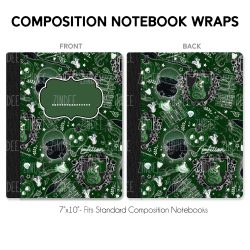 Composition Notebook Wrap- Team Snake
