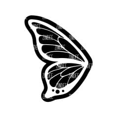 Fairy Wing – Acrylic Badge Reel Blank (2") No Hole | Optional Sticker or UV DTF