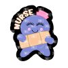 Glove Doll Nurse -(2") NO HOLE | Badge Reel Blank | Also Available as Sticker or UV DTF