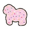 Gorilla Animal Cookie/Cracker Acrylic Blank- Sticker- UV DTF (2 inch) NO HOLE