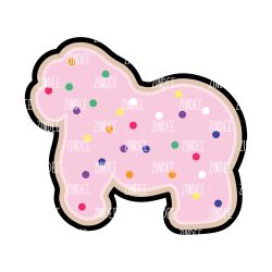Gorilla Animal Cookie/Cracker Acrylic Blank- Sticker- UV DTF (2 inch) NO HOLE