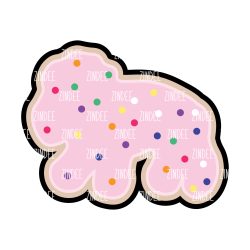 Lion Animal Cookie/Cracker Acrylic Blank- Sticker- UV DTF (2 inch) NO HOLE