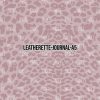 Neutral Leopard Pink - Journal Size- A5 (Faux Leather)