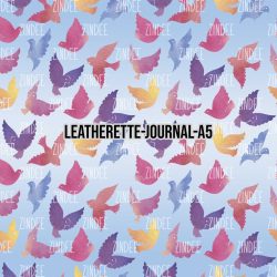 Watercolor Birds - Journal Size- A5 (Faux Leather)