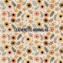 Vintage Garden 7 - Journal Size- A5 (Faux Leather)