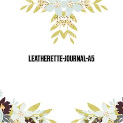 Blue Blooms 11- Journal Size- A5 (Faux Leather)