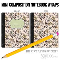 Every Moment – Mini Composition Notebook Wrap (3.25" x 4.5") | Vinyl Notebook Cover