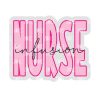 Nurse Script- Infusion- Acrylic Blank- Sticker- UV DTF (2 inch) NO HOLE