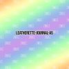 Pastel Rainbow - Journal Size- A5 (Faux Leather)