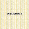 Rosy Stripe Wallpaper Yellow- Journal Size- A5 (Faux Leather)
