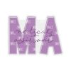 MA Script- Medical Assistant – Acrylic Badge Reel Blank (2") No Hole | Optional Sticker or UV DTF