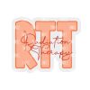 RTT Script- Radiation Therapy – Acrylic Badge Reel Blank (2") No Hole | Optional Sticker or UV DTF