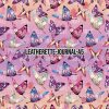 Seamless Butterflies- Journal Size- A5 (Faux Leather)