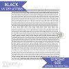 Black Alphabet Letters – UV DTF (12pt) | A-Z Letter Decals