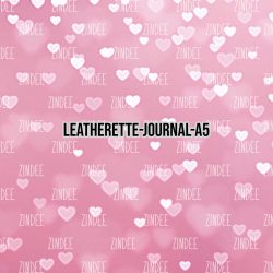 Bokeh Valentine 6 - Journal Size- A5 (Faux Leather)