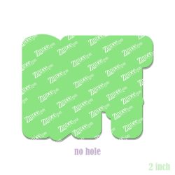 Alternative view of RTT Script- Radiation Therapy – Acrylic Badge Reel Blank (2") No Hole | Optional Sticker or UV DTF