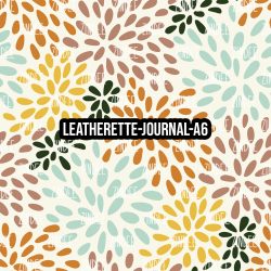 Abstract Florals - Journal Size- A6 (Faux Leather)