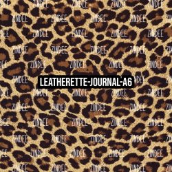 Animal Print Fur - Journal Size- A6 (Faux Leather)