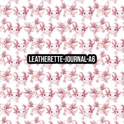 Axolotl - Journal Size- A6 (Faux Leather)