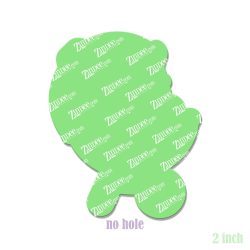 Alternative view of BBQ Grill – Acrylic Badge Reel Blank (2") No Hole | Optional Sticker or UV DTF