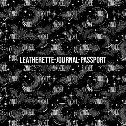 Bats and Hearts - Journal- PASSPORT Size (Faux Leather)
