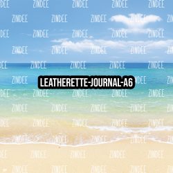 Beach Scene - Journal Size- A6 (Faux Leather)