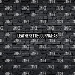 Black Brick - Journal Size- A6 (Faux Leather)