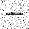 Black Sketch Stars - Journal Size- A6 (Faux Leather)