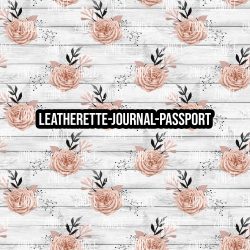 Blush Charcoal 15 - Journal- PASSPORT Size (Faux Leather)