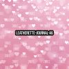 Bokeh Valentine 6- Journal Size- A6 (Faux Leather)