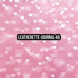 Bokeh Valentine 6- Journal Size- A6 (Faux Leather)