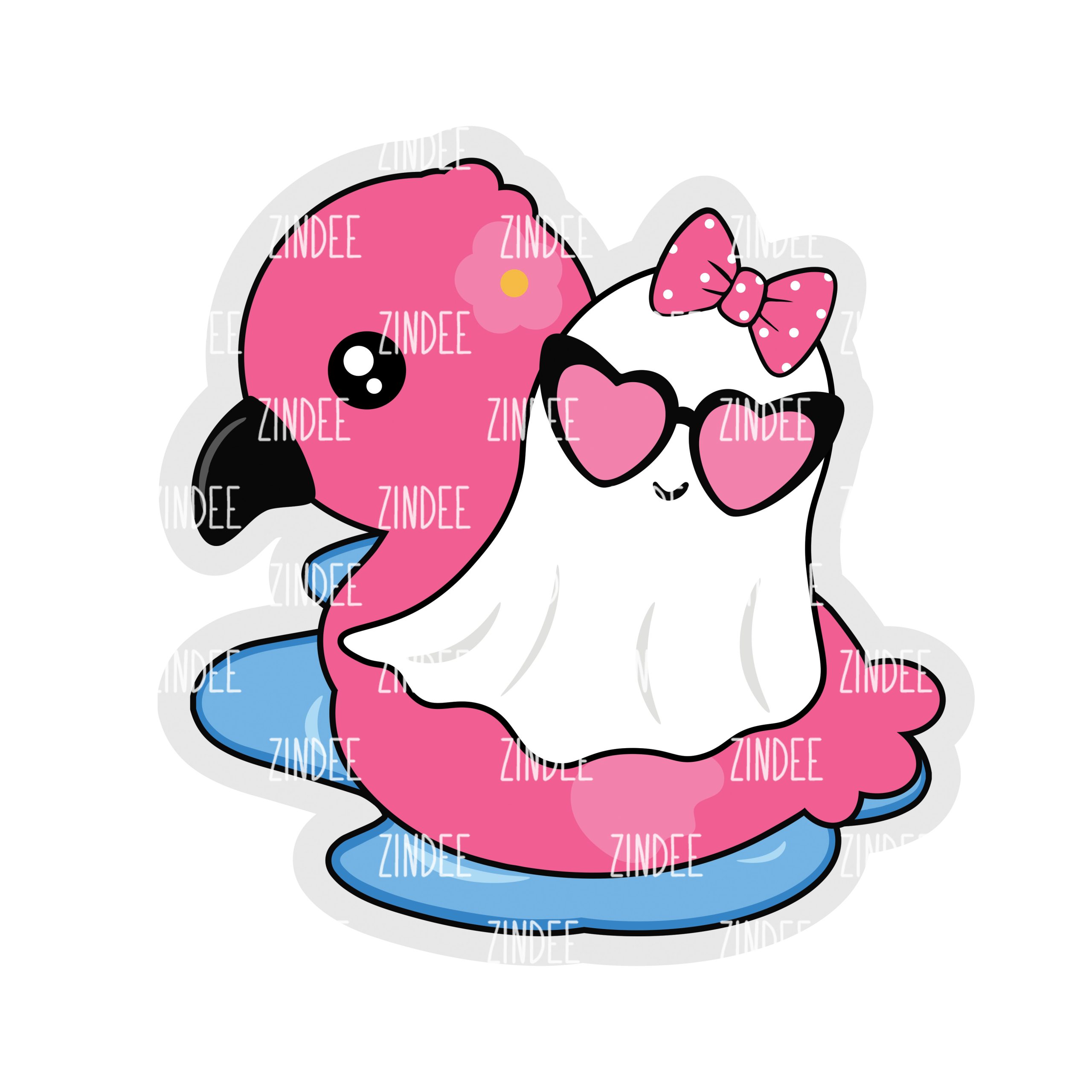Boo-Mingo – Acrylic Badge Reel Blank (2") No Hole | Optional Sticker or UV DTF