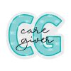 CG Script- Care Giver – Acrylic Badge Reel Blank (2") No Hole | Optional Sticker or UV DTF