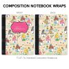Gnome Sweet Garden – Composition Notebook Wrap (Classic) | Vinyl Notebook Cover