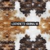 Cowhide Light Dark Brown - Journal Size- A5 (Faux Leather)
