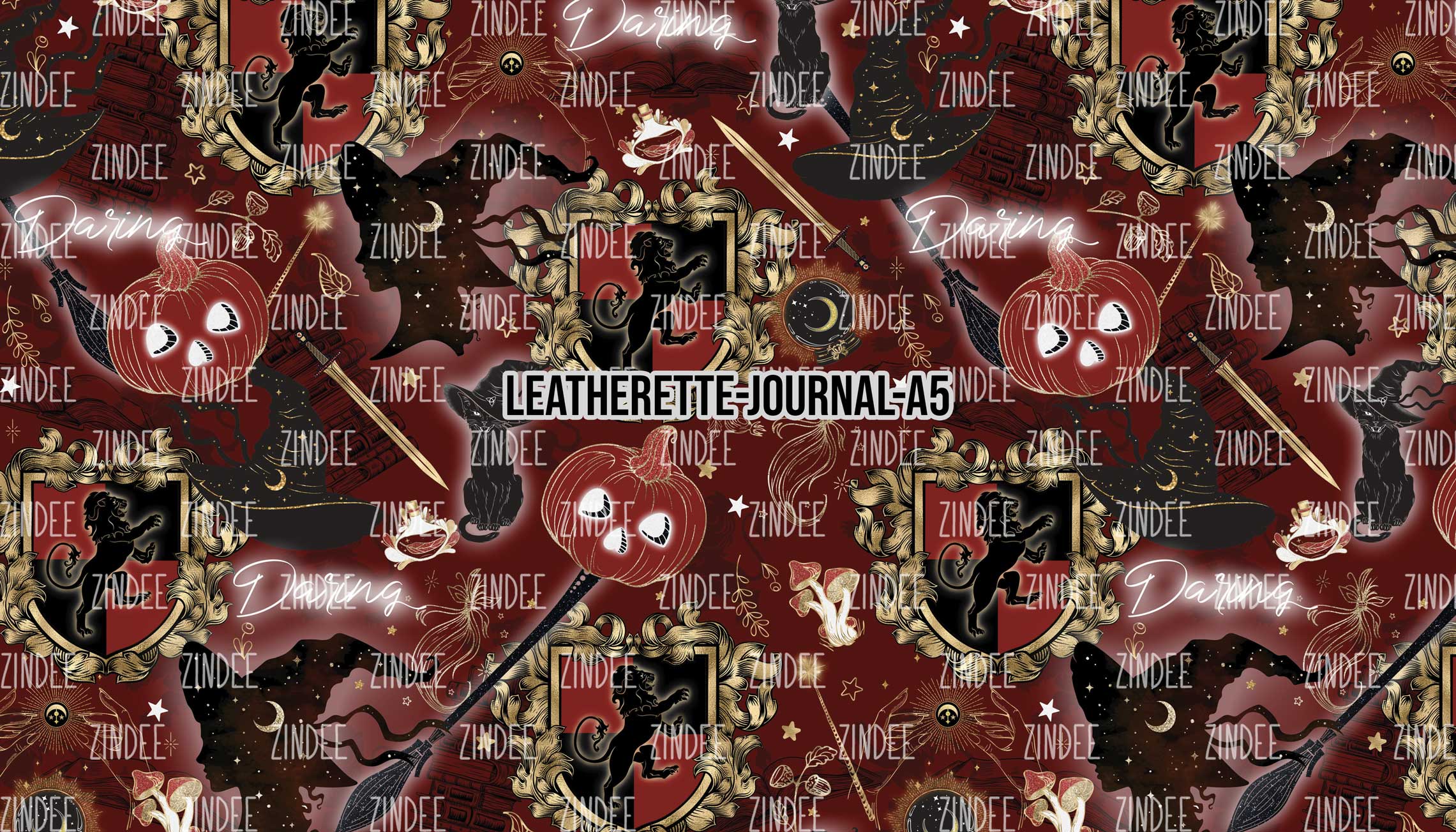 Team Lion - Journal Size- A5 (Faux Leather)