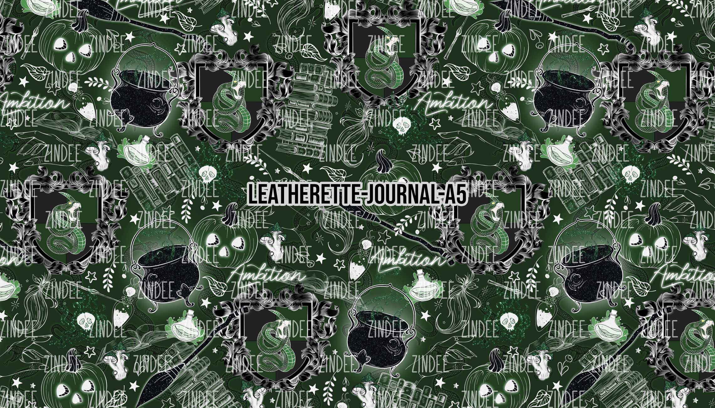 Team Snake - Journal Size- A5 (Faux Leather)